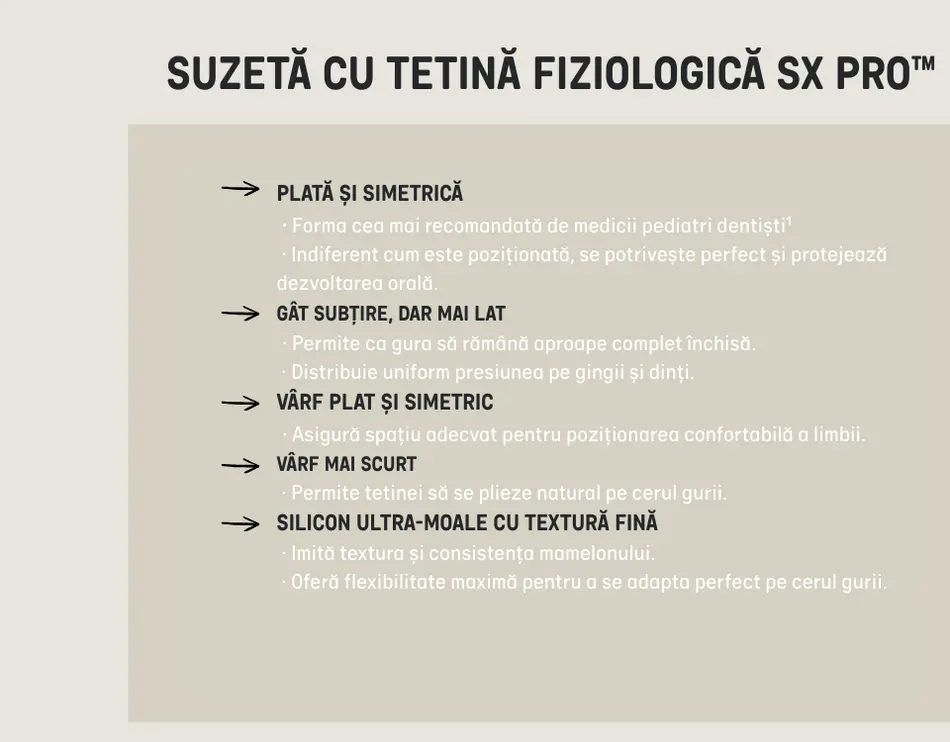 Set 2 suzete fiziologice Suavinex Wild&Free SX PRO 0-6L Fosforescente Beige 14 foto ro 10269