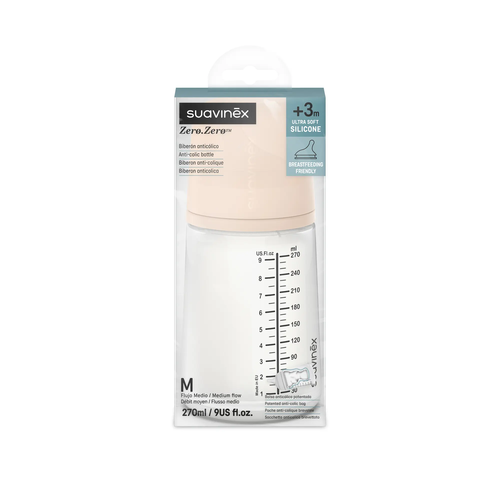 Biberon anticolici 270 ml, debit mediu M – fair | Zero Zero 3