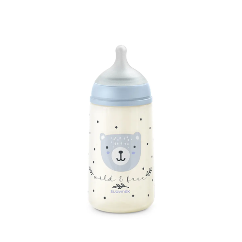 Biberon SX Pro 270ml, debit mediu M - albastru | Wild & Free 2