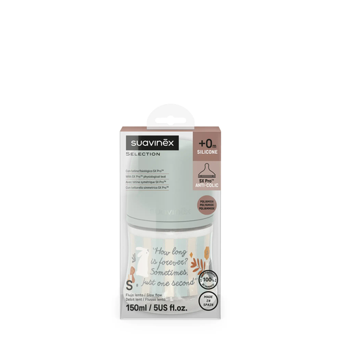 Biberon SX Pro Premium 150ml, debit lent S - mentă | Wonderland 3