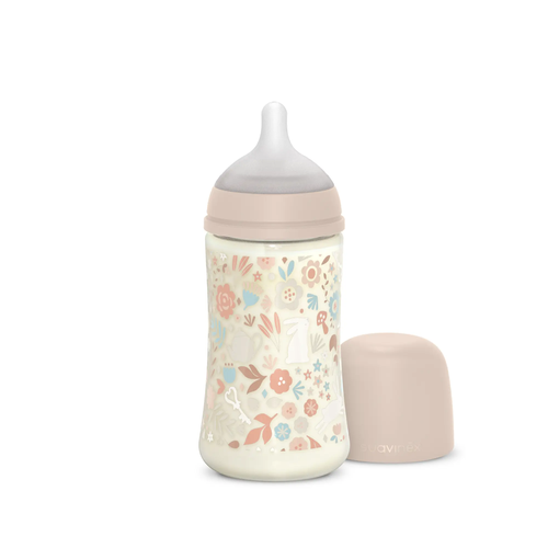 Biberon 270 ml SX Pro, debit mediu M - liberty roz | Wonderland 2
