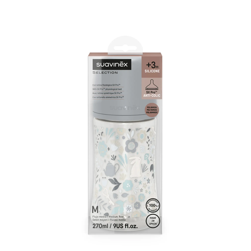 Biberon 270 ml SX Pro, debit mediu M - albastru | Wonderland 3