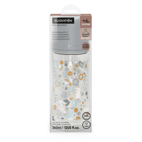 Biberon 360 ml SX Pro, debit dens L - liberty albastru | Wonderland 3