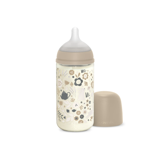 Biberon 240 ml SX Pro, debit mediu M - liberty bej | Wonderland 2