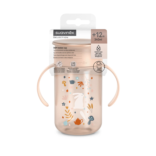 Cană 360° antipicurare 340 ml - roz | Wonderland 3