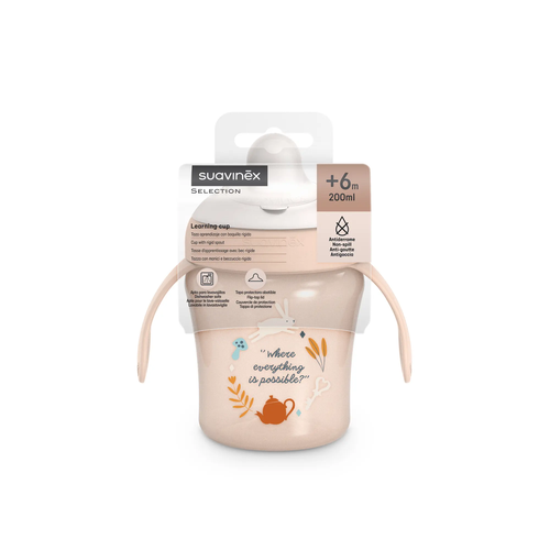 Cana de învățare anti-scurgere  200 ml - roz | Wonderland 4