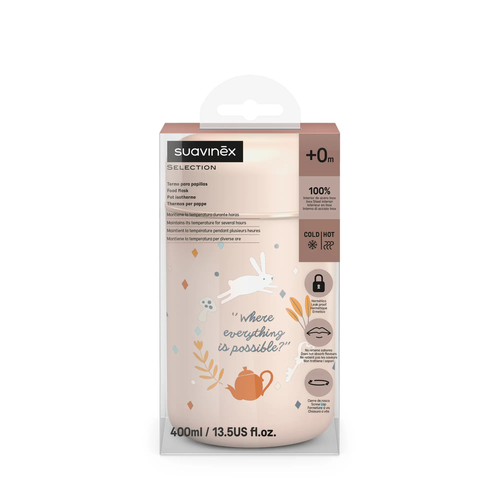 Termos pentru mâncare 400 ml - roz | Wonderland 3