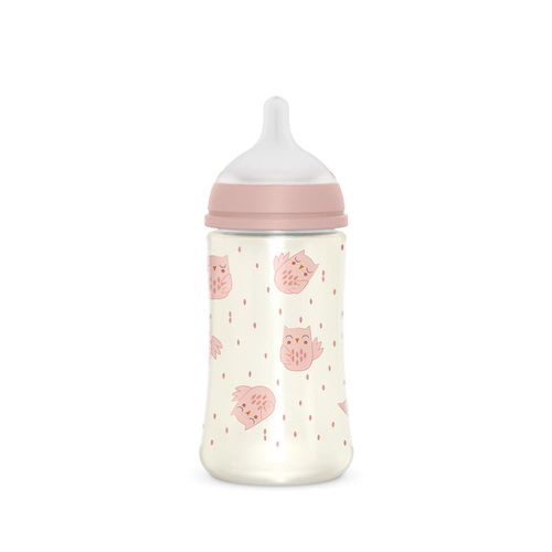 Biberon 270 ml SX Pro, debit mediu M - roz | Bonhomia 2