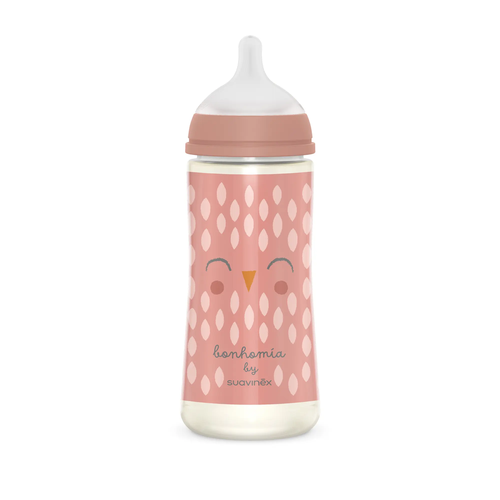 Biberon 360 ml SX Pro, debit dens L - roz | Bonhomia 2