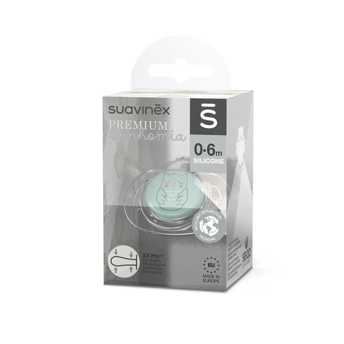 Suzeta anatomică SX Pro Premium 0-6 luni – mentă | Bonhomia 3