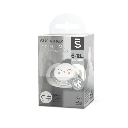 Suzeta anatomică SX Pro Premium 6-18 luni – bej | Bonhomia 3