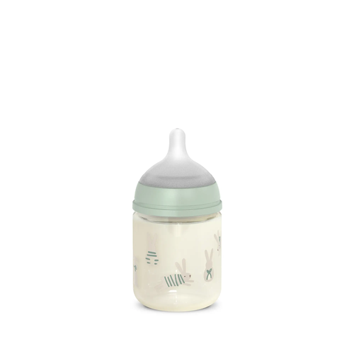 Biberon din sticlă 120 ml SX Pro, debit lent S - liberty albastru | Wonderland 2