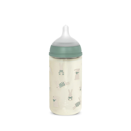 Biberon din sticlă 120 ml SX Pro, debit lent S - liberty verde| Wonderland 2