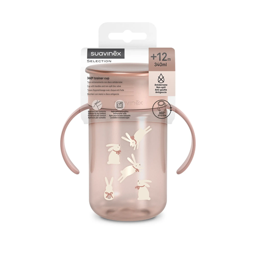 Cană 360° antipicurare 340 ml - roz | Wonderland 3