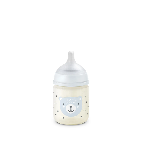 Biberon din sticlă 120 ml SX Pro, debit lent S - liberty bej | Wonderland 2