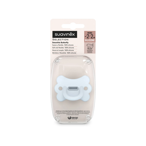 Suzetă fiziologică SX Pro 0–6 m – fluture roz | Colour Essence 3