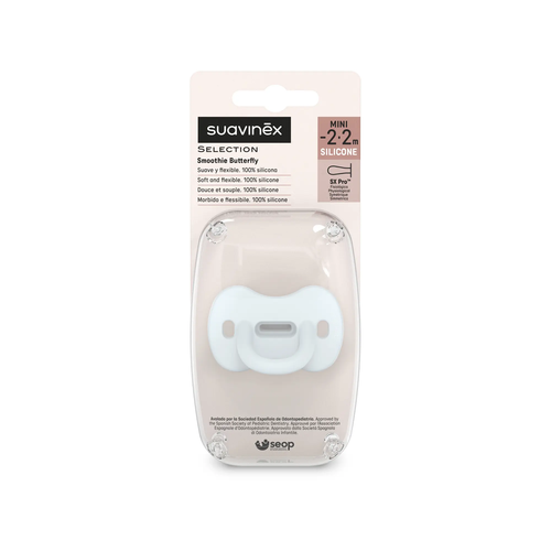Suzetă fiziologică SX Pro 0–6 m – fluture roz | Colour Essence 5