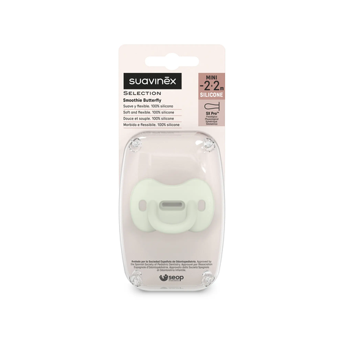 Suzetă fiziologică SX Pro 0–6 m – fluture roz | Colour Essence 5
