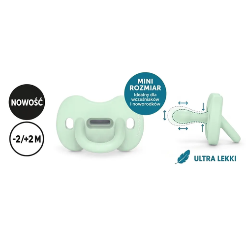 Suzetă fiziologică SX Pro 0–6 m – fluture roz | Colour Essence 3