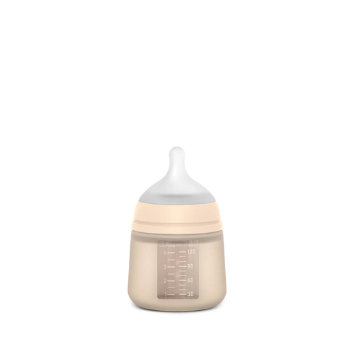 Biberon din silicon SX Pro 240 ml, debit mediu – roz | Colour Essence 2