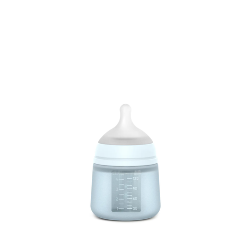 Biberon din silicon SX Pro 240 ml, debit mediu – roz | Colour Essence 5