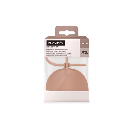 Cutie din silicon pentru suzetă – cărămizie | Colour Essence 3