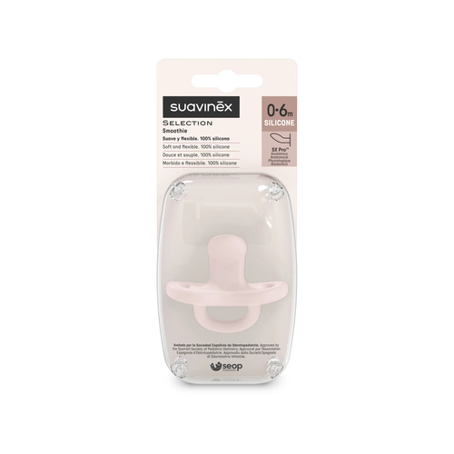 Suzetă anatomică SX Pro 0–6 m – roz | Colour Essence 3