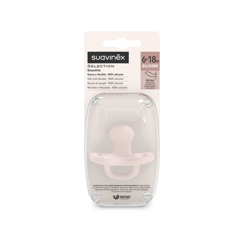 Suzetă anatomică SX Pro 6–18 m – roz | Colour Essence 3