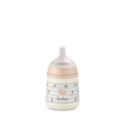Biberon SX Pro 150ml, debit lent S - roz | Birdies 3