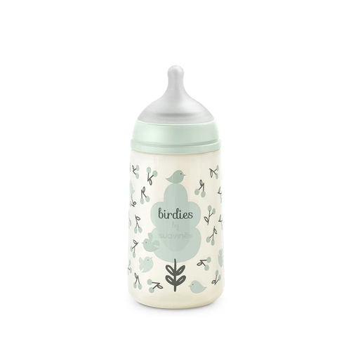 Biberon SX Pro 270ml, debit mediu M - mentă | Birdies 2