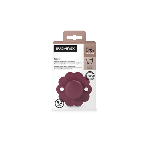 Suzeta fiziologică SX Pro 0–6 luni – Viva Magenta | Wonder 4
