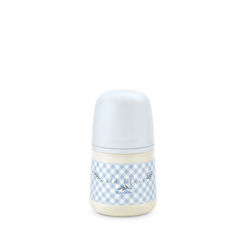 Biberon SX Pro 150ml, debit lent S - albastru | Wild & Free 1