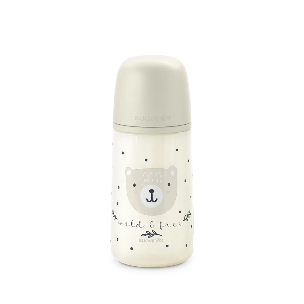 Biberon SX Pro 270ml, debit mediu M - bej | Wild & Free 1