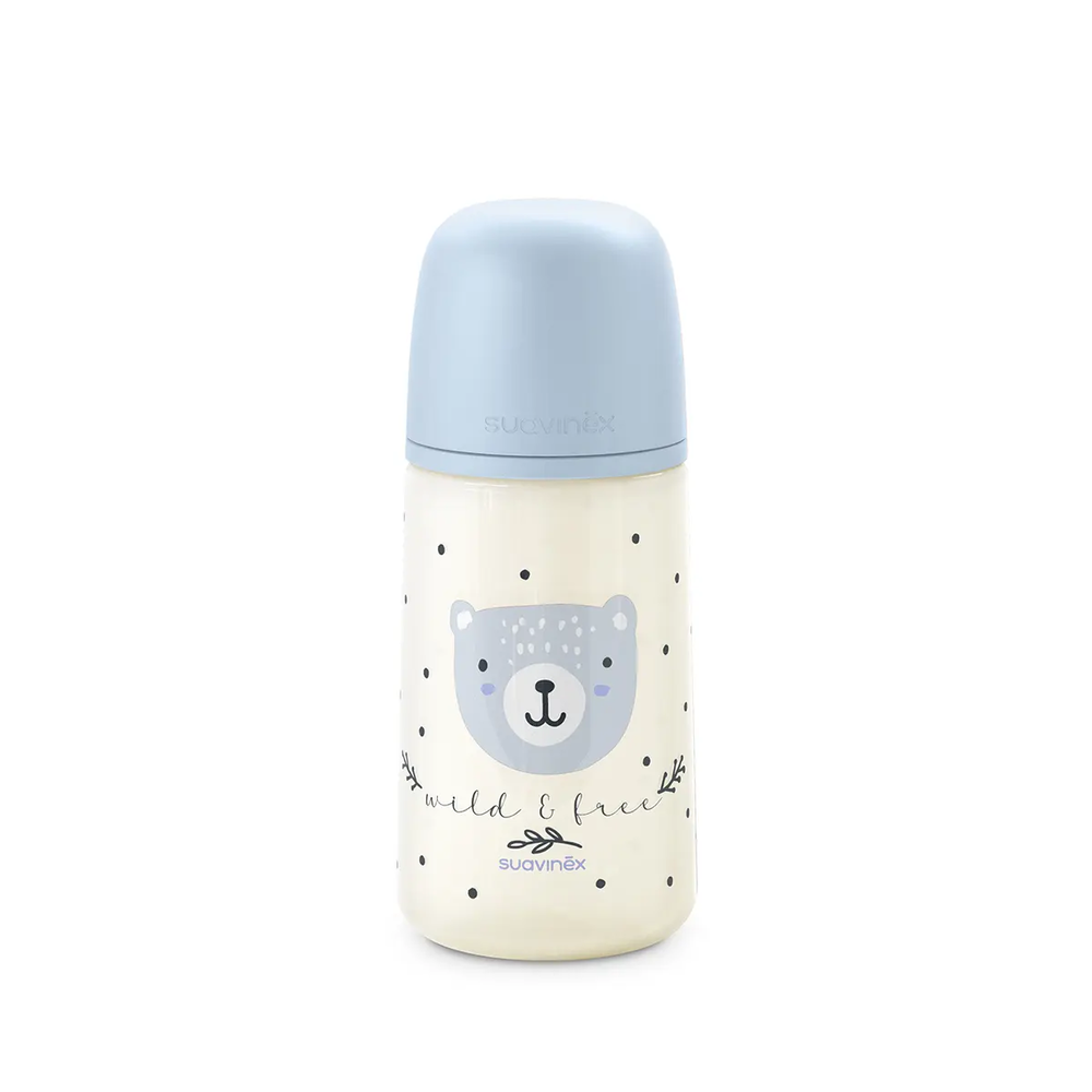 Biberon SX Pro 270ml, debit mediu M - albastru | Wild & Free 1