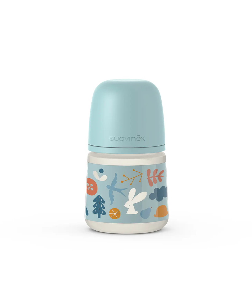 Biberon SX Pro 150ml, debit lent S - Albastru | Forest 1