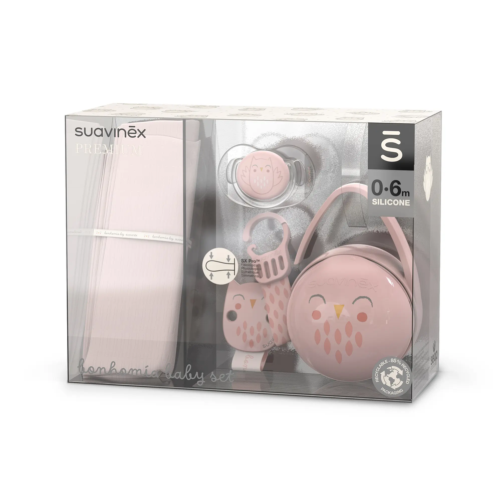 Set cadou bebeluși – roz | Bonhomia 1