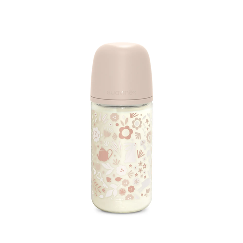 Biberon 240 ml SX Pro, debit mediu M - liberty roz | Wonderland 1