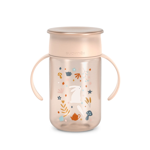 Cană 360° antipicurare 340 ml - roz | Wonderland 1