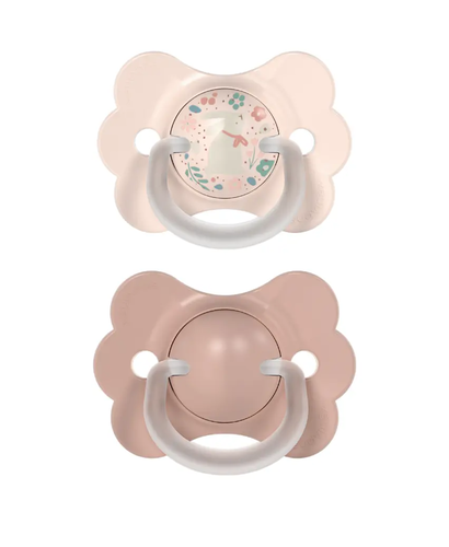 Suzeta fiziologică SX Pro 0–6 luni – fluture roz | WONDERLAND 1