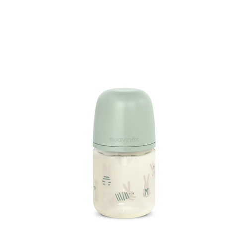Biberon din sticlă 120 ml SX Pro, debit lent S - liberty verde | Wonderland 1