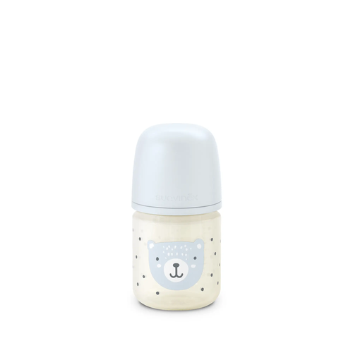 Biberon din sticlă 120 ml SX Pro, debit lent S - liberty bej | Wonderland 1